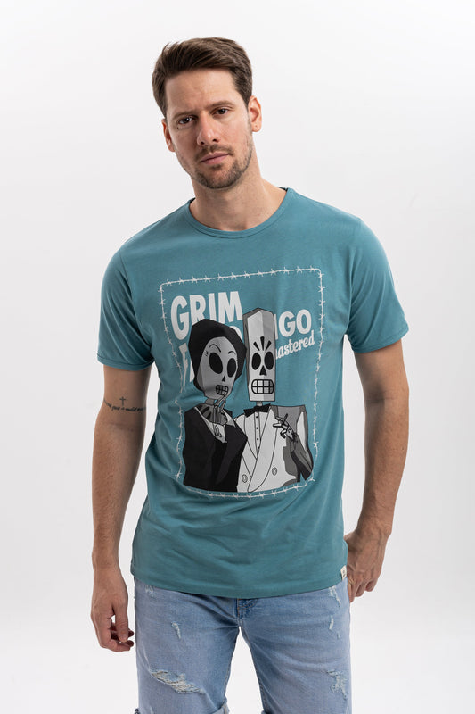 Grim Fandgo Comp. Game  Printed T-shirt