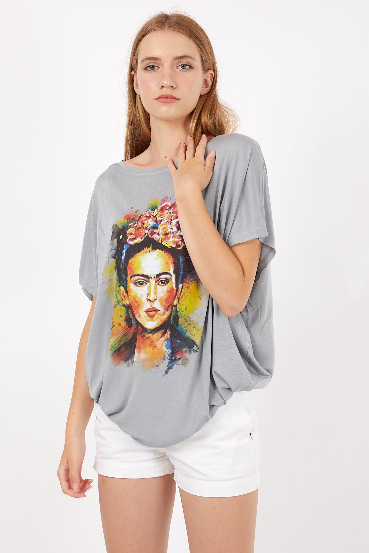 Frida Kahlo Graphic Women Cotton Tops