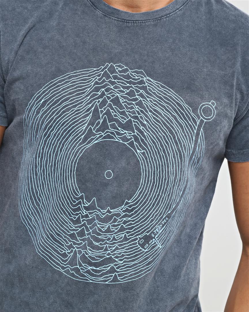 Stone Washed Effect   Joy Dvsn Record Vinyl Regular  T-Shirt