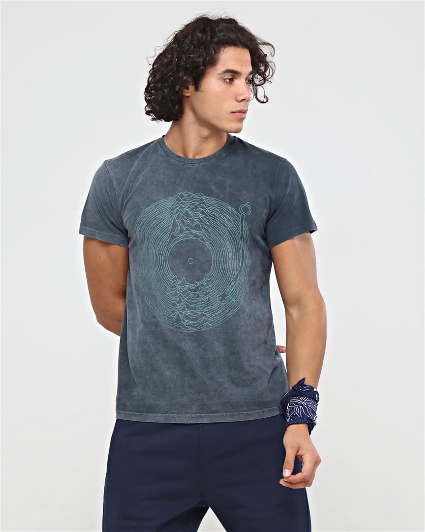 Stone Washed Effect   Joy Dvsn Record Vinyl Regular  T-Shirt