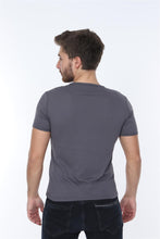 Load image into Gallery viewer, Grey Stylish Lion Printed Cotton T-shirt
