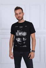 Load image into Gallery viewer, Black Harley Davidson Patent Printed Cotton T-Shirt Tee Top Timya Wholesale S-Ponder
