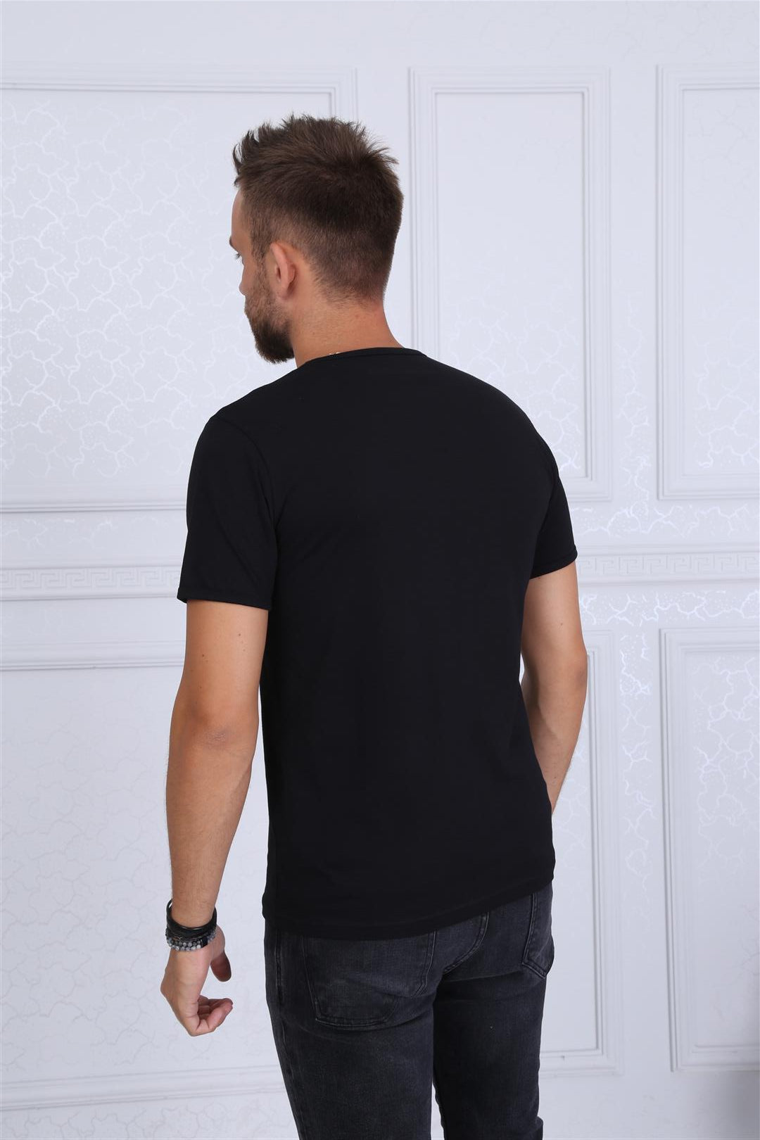 The NightMare Before Christmas Print Cotton Men's T-Shirt