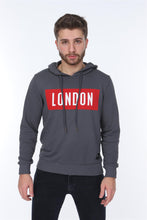 Load image into Gallery viewer, Grey London Printed Cotton Hoodie
