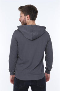 Grey London Printed Cotton Hoodie