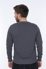 Load image into Gallery viewer, Grey Scarf Skull Printed Cotton Sweatshirt
