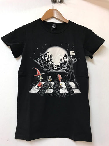 Black Nightmare before the Christmas Cotton Kids Junior Child T-shirt Tee Top Timya Wholesale S-Ponder