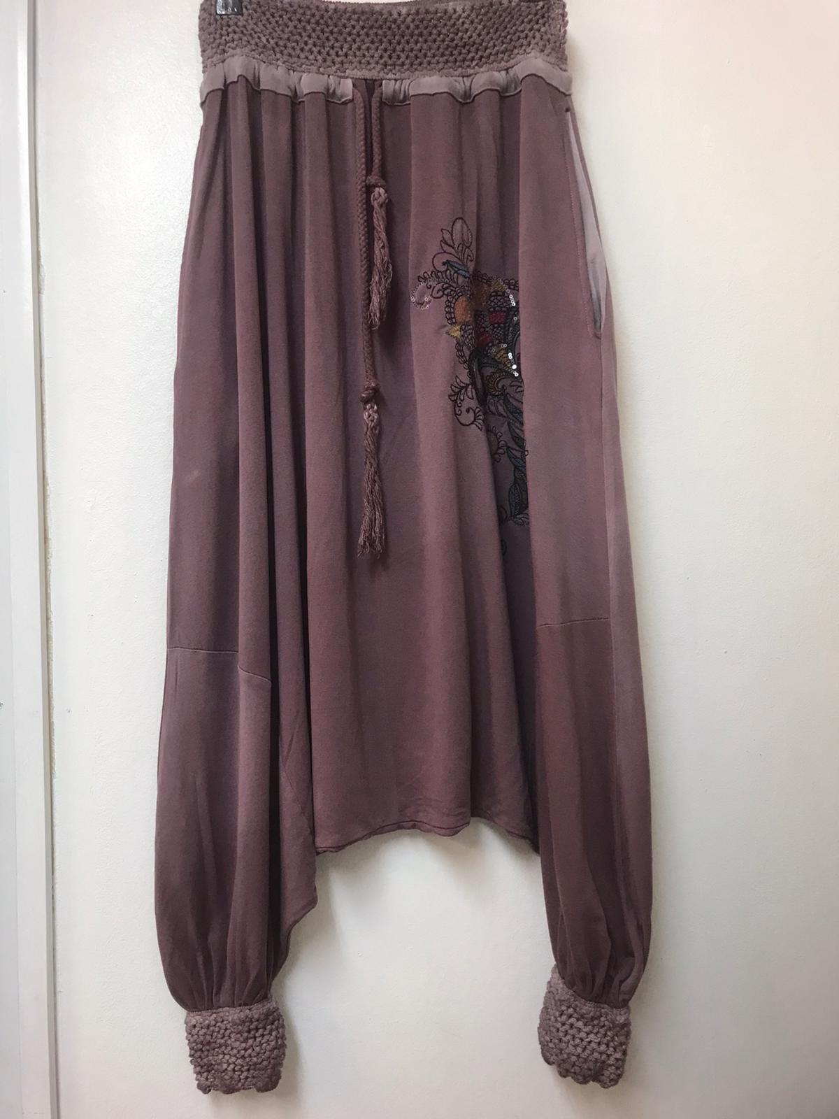 Floral Bohemian Two Pocket Women Trousers