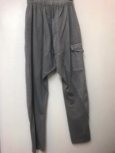 Unisex Denim Design High Waist Trousers