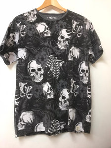 Bones Skull Full Print Men's T-Shirt