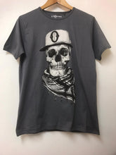 Load image into Gallery viewer, Scarf Skull Printed Cotton T-shirt
