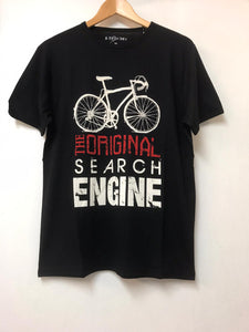 Bicycle  Original Search Engine Bicycle Printed Cotton  Regular  T-shirt