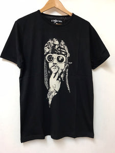 Kurt Cobain Musician Printed Cotton Regular  T-Shirt