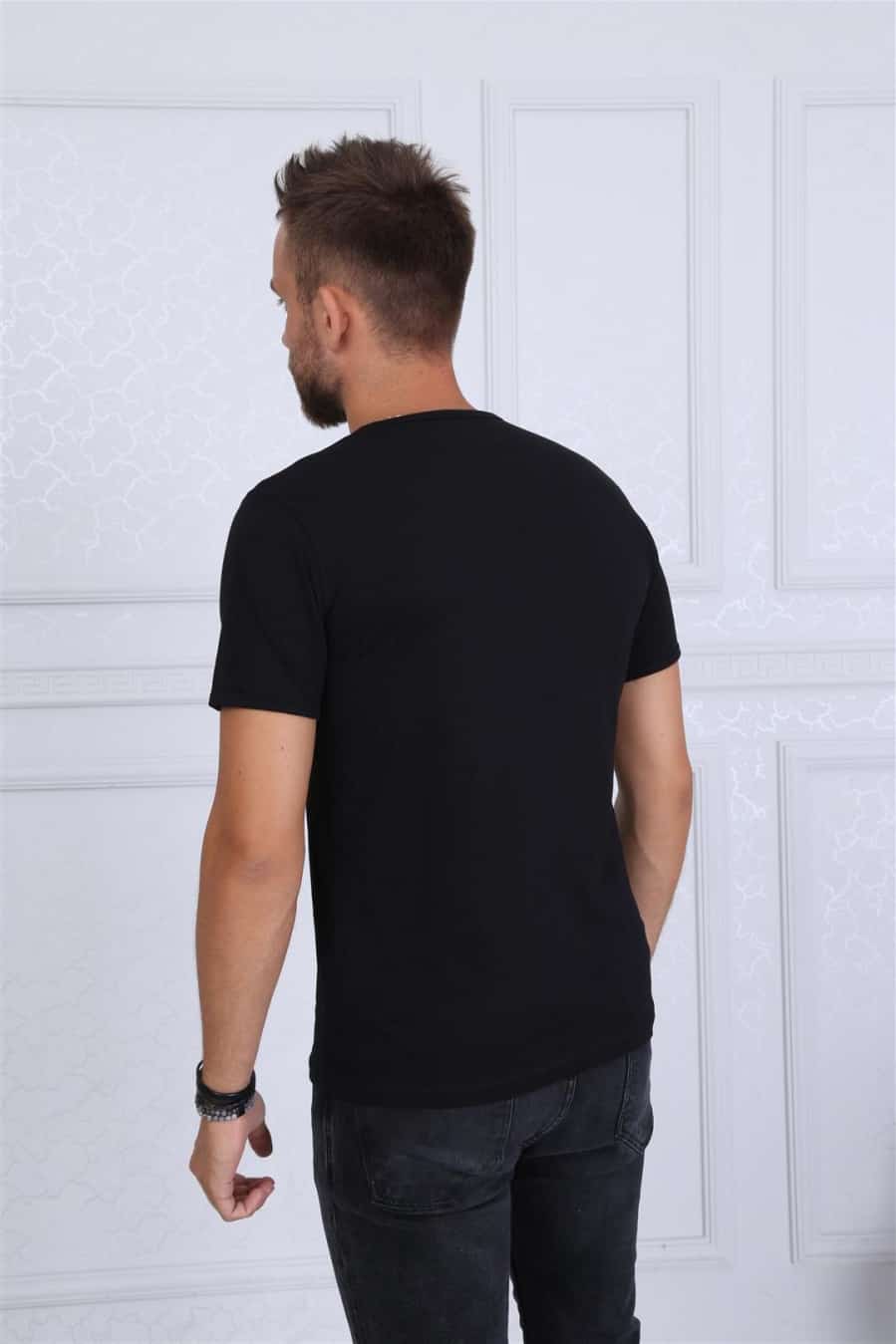 Black The Nightmare Before The Christmas Printed Cotton T-shirt - S-Ponder Shop