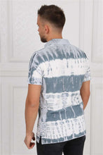 Load image into Gallery viewer, Thick Stripped Coloured Stone Washed Cotton Men Polo T-Shirt - S-Ponder Shop
